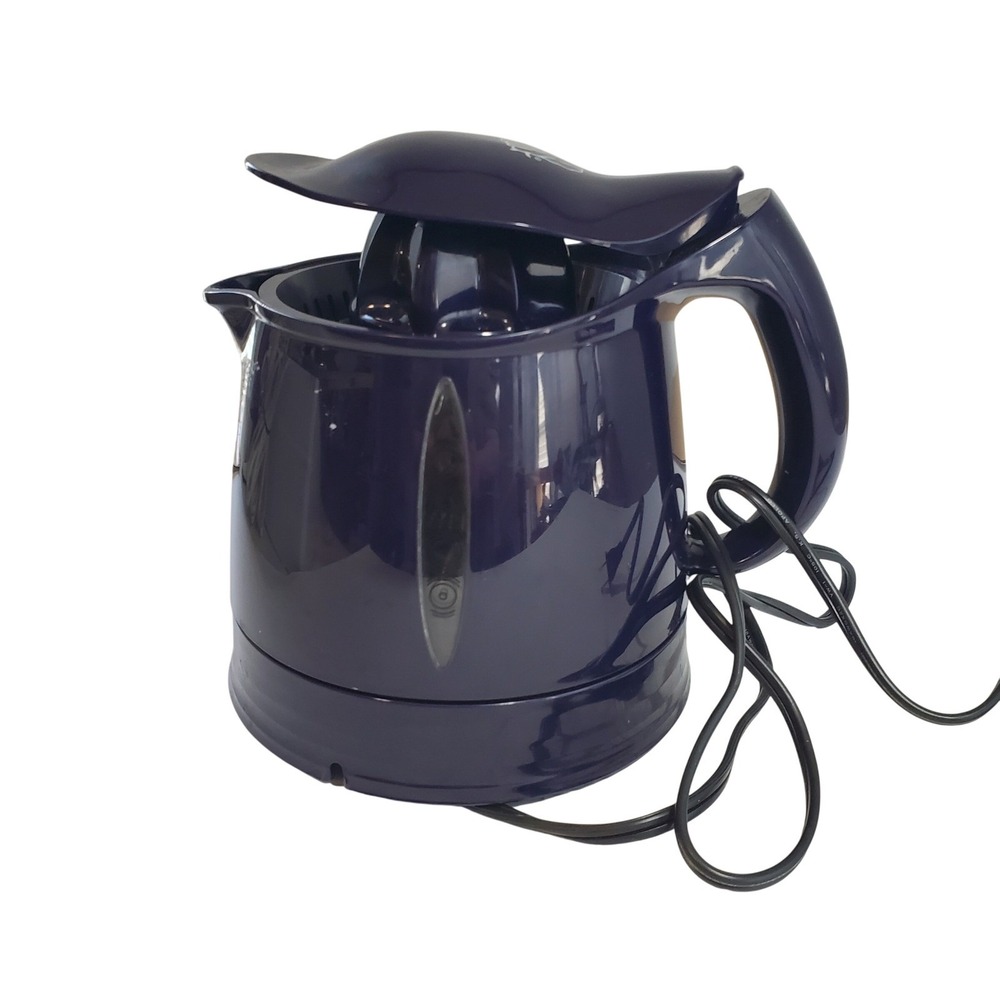 Fiesta Cobalt Blue Electric Citrus Juicer Model CJ-110C 50W Kitchen Appliance
